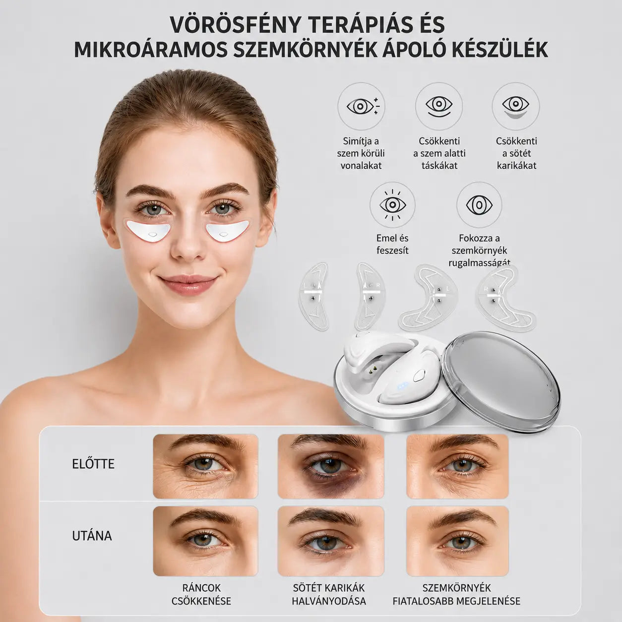 PeekLab Vörösfény Terápiás Szemápoló